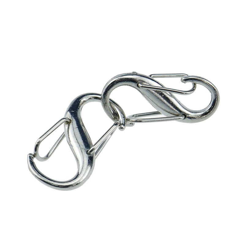 Semetall 10 Pieces Adjustable Metal Clip Buckles Chain Strap Bag