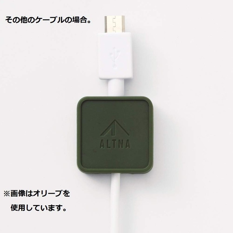 Lihit Lab A7758-24 Cable Holder with Magnet, Black