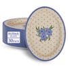 30PCS Oval Paper Plates, 10.55" x 8" Everyday Disposable Plates,