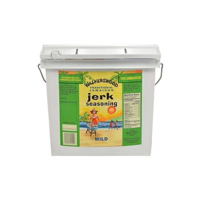 Walkerswood Traditional Jamaican Jerk Seasoning, Mild, 142 Fl Oz