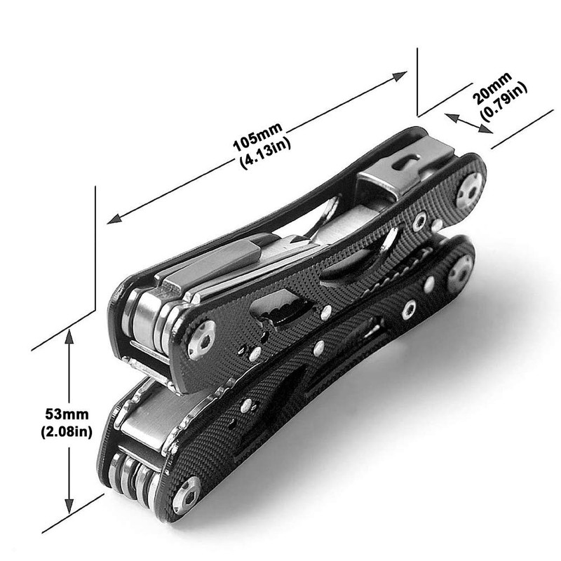Gift for Men，Multi Tool, 24 in 1 Multitool Pliers with