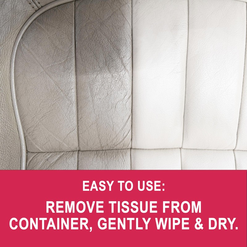 Mohawk Leather Clean and Renew Wipes, Leather Cleaner, M850-1019, 40