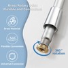 TRIPHIL Kink-free Silicone 79" Extra Long Flexible Handheld Shower Head