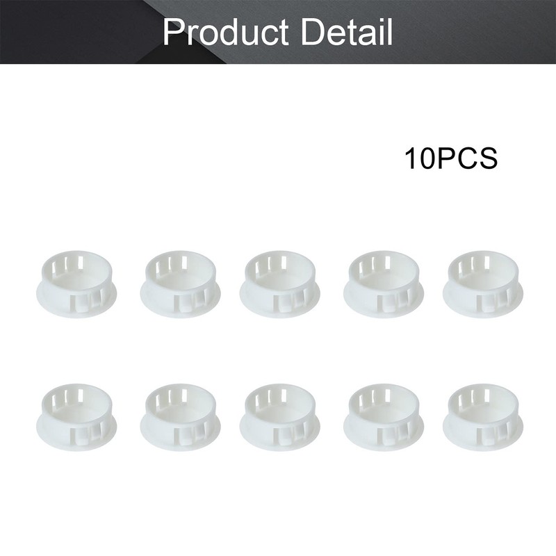 Fielect 10pcs Hole Plugs White 1 Inch (25mm) Plastic Hole