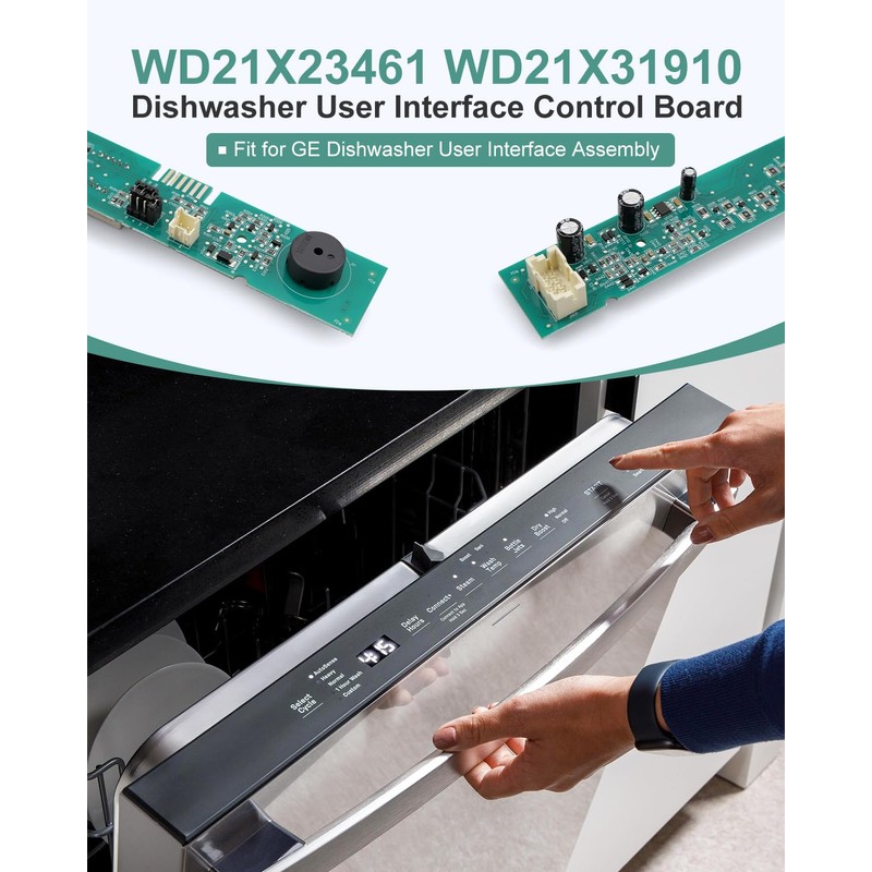 WD21X23461 WD21X31910 Dishwasher User Interface Control Board Fit for GE