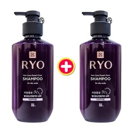 Ryo Nourishing Scalp Shampoo for Oily Scalp 400ml 2-Pack