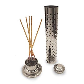 Whopper Stainless Steel Puja Agarbatti Stand, Incense Tower Holder Best for Home & Office Decoration & Gift Purpose (12-Inch)
