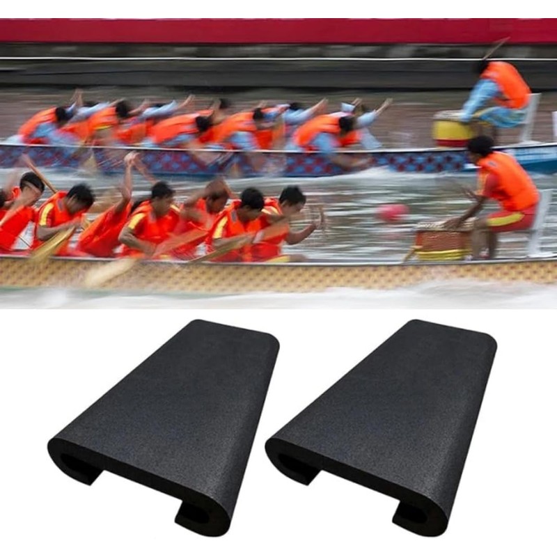 2Pcs Dragon Boat Paddle Seat,Pad Boat Cushion EVA 32cmx15cmx4.5cm,Protector Dragon