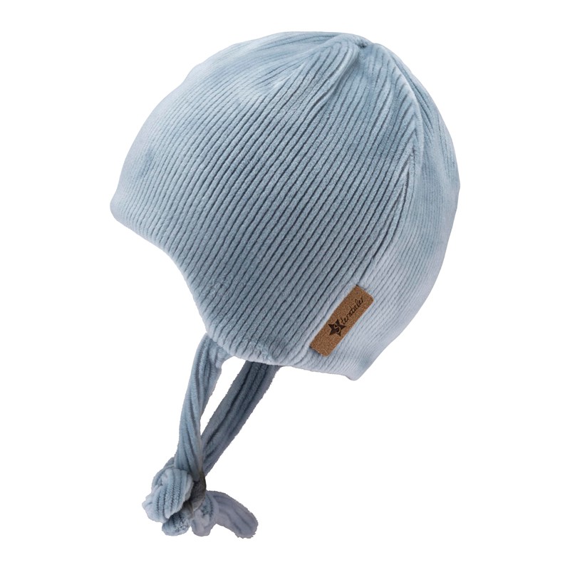 Sterntaler Unisex Beanie Cord Look Without, blue