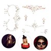 FOMIYES 2sets Glow in The Dark Face Gems Face Decals