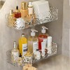 Clear Shower Shelves, Acrylic Shower Shelves, Clear Caddy, Mirror Shelf,