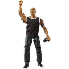 WWE The Rock Elite Collection Action Figure, 6-in Posable Collectible Gift for WWE Fans Ages 8 Years Old & Up