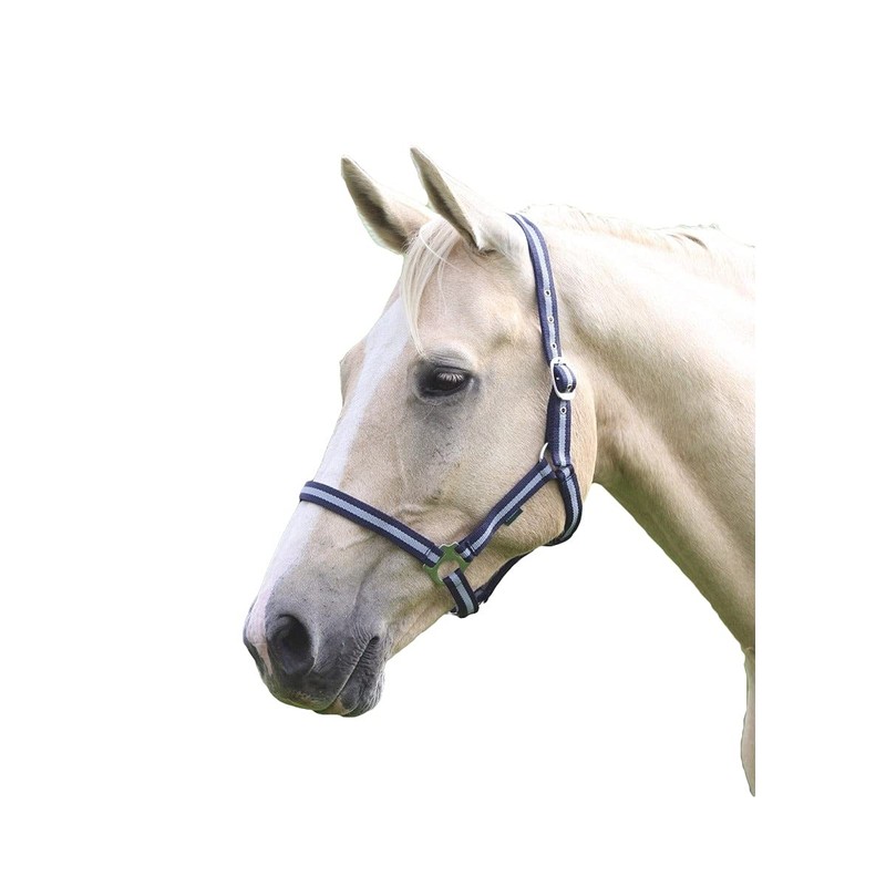 Shires Wessex Pony/Horse Headcollar Full Navy Blue