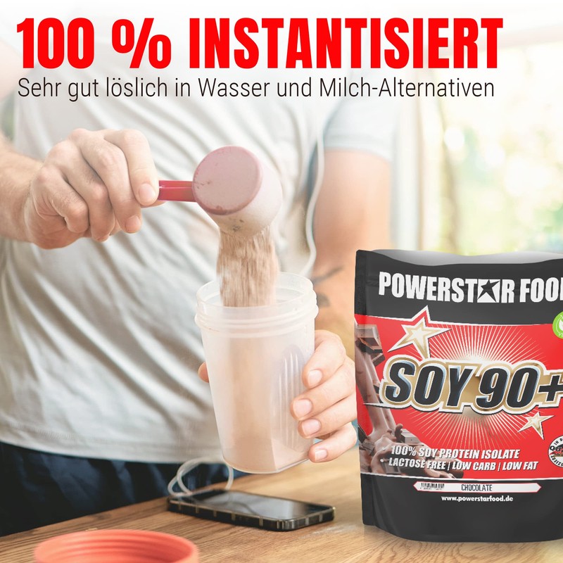 Incomparable Superb Flavour, Pure Vegan SOY Protein Isolate, Soy 90
