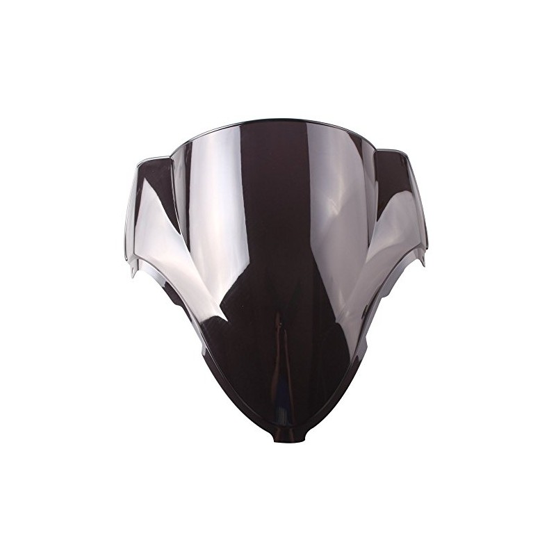 Luckmart Motorcycle Front Windshield Wind screen Double Bubble Compatible for