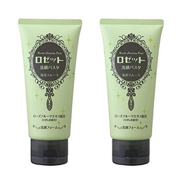 Rosette Facial Wash Pasta, Sea Mud Smooth, Pack of 2 (4.2 oz (120 g) x 2 Pieces)