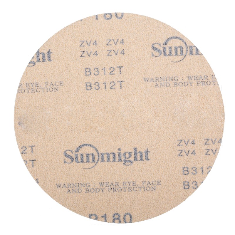 Sunmight Gold 6" 180G Grip No Hole Disc, 02410, 50