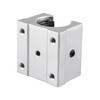 CNCMANS 1x SBR16UU 16 mm Aluminium Open Linear Bearing, Sliding