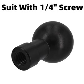 Triplinger 17MM 22MM Ball Head Mount 1/4"-20 Screw Female for Garmin GPS Nuvi Series & dezl OTR1020 820 720 620 RV 1095 895 795 Overlander DriveSmart 86 76 66 for Garmin New Large GPS Truck Navigator