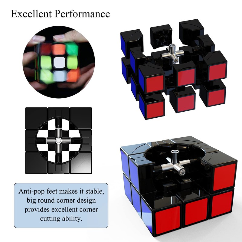 ROXENDA Magic Cube Speed Cube - Easy Turn & Smooth