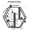 Saudism Floating Shelves with Lights, Led Shelves for Wall, Gaming