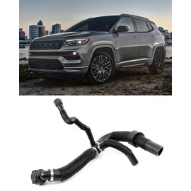 Engine Lower Radiator Coolant Water Hose Pipe for Jeep Compass 2017-2022, Replacement for Coolant Reservoir Radiator Pipe AC Hose Radiator Outlet #68380330AA 68380330AB 68249896AC