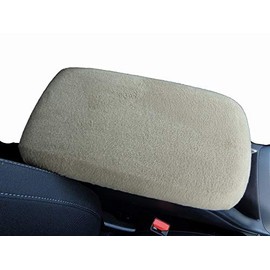 Car Console Covers Plus Fits Lincoln MKT 2018 Fleece Center Armrest Cover for Center Console Lid Made in USA Taupe