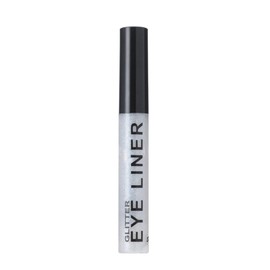 White glitter liquid eye liner with fine applicator. For easy sparking eye colour.