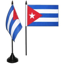 Flaggenfritze® Tischflagge Kuba 10x15 cm