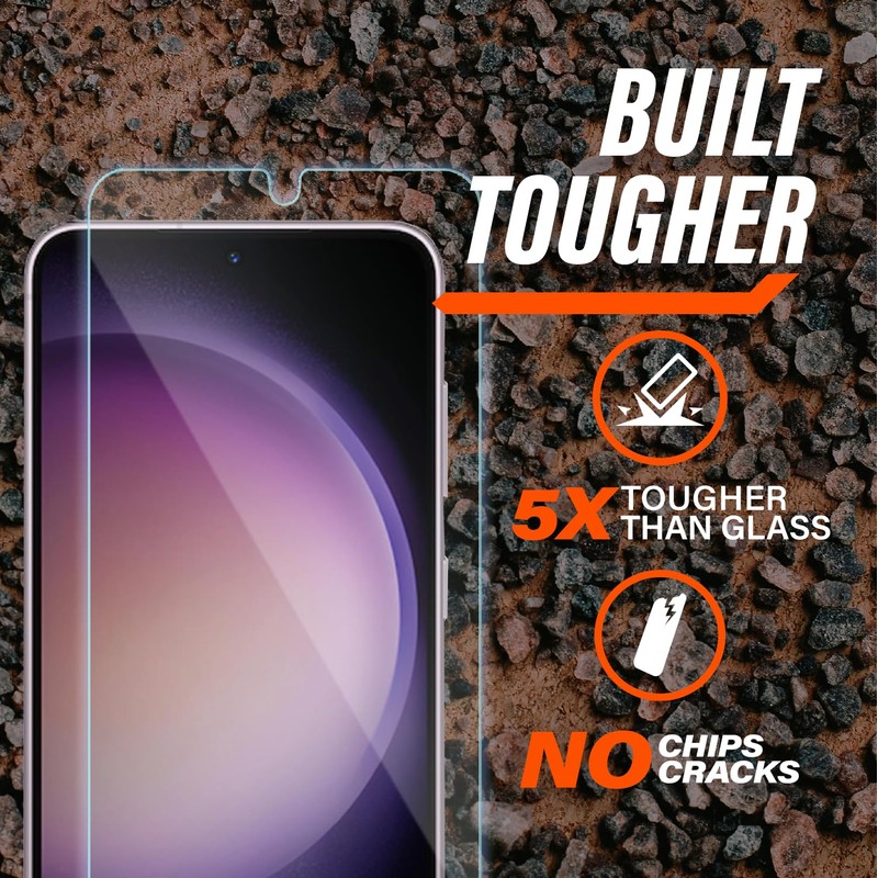 Gadget Guard Glass for Galaxy S23 Screen Protector [Pro-Active Shatterproof]