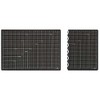 Nakabayashi CTMO-A3W-D Folding Cutting Mat, Double-Sided Clay Plate, A3/Black