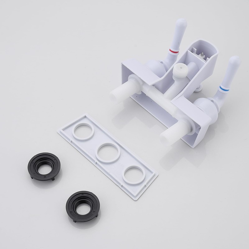 RV Shower Faucet, 4 inch Center-Set Tub/Shower Valve Diverter with