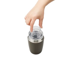 MOTTERU Mottel Anywhere Drip Thermo Bottle (Milky White) | Thermostainless Steel Thermostainless Steel Bottle, Hot Coffee, Coffee, Thermos, Vacuum Double Wall Construction, Heat Retention, Cold