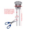 Dual Flush Toilet Kit Plastic Adjustable Top Push Button Toilet