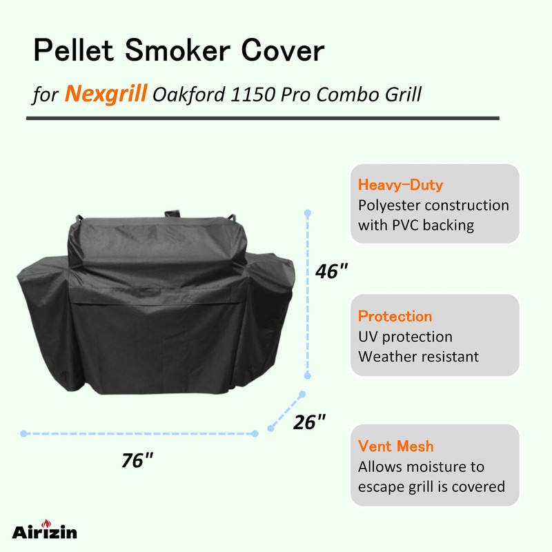 Grill Cover Replacement for Nexgrill Oakford 1150 Pro 3-Burner Propane