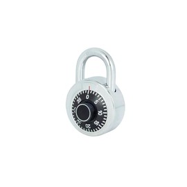 Lock L26S50NGB Candado de Combinación Disco, color Negro, 50 mm