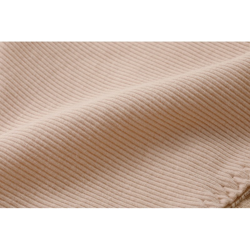 100% Cotton Soft Rakuchin Bra 2 Pieces Beige LL
