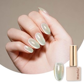 MachiU Wdrm04 Glitter Magnetic Gel, Flash Gel, Gel Nail Color, Glitter Magnet, Color Gel, Magnetic Nail, Gel Nail Gel, Self Nail, UV and LED Compatible, MachiU Match