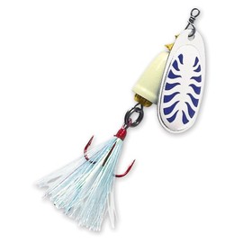 Blue Fox Classic Vibrax 05 Glow 7/16 Oz Fishing lure (Glow Blue, Size- 3.13)