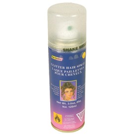 Rubies Silver Glitter Haircolor Costume Hairspray for Adults, Unisex 3 Ounce