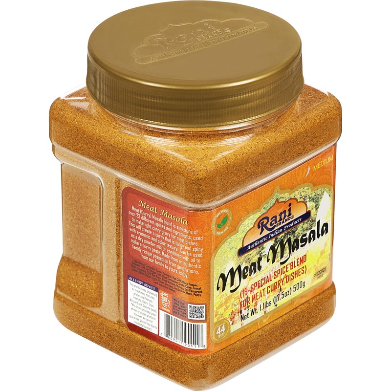 Rani Meat Curry Masala 21-Spice Blend 17.5oz (1.1lbs) 500g PET