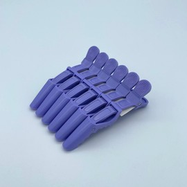 Mephistoer Crocodile Clip Hair Salon Hair Fixing Pin Purple