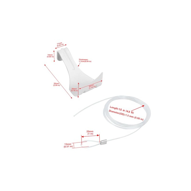 Adjustable Picture Rail Hanging System Square Hooks , 5 ft