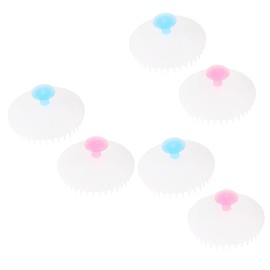 NOLITOY 6 Pcs Shampoo Brush Head Massager Brush Dandruff Hair Shower Tool Manual Scalp Massagers Head Scalp Massager Cleaning Tools Hand Scrubber Take a Bath Polyethylene Stimulator Child