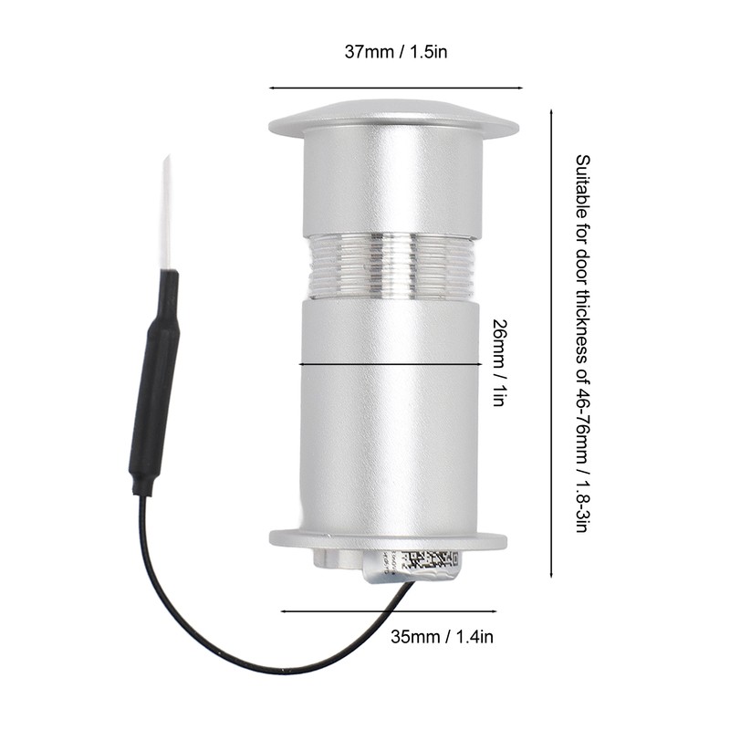 Door Eye Hole Camera 2 Way Talk Motion Detection HD