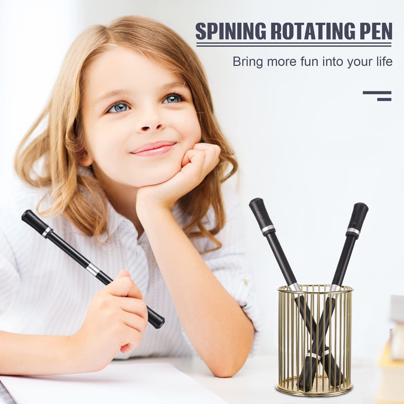 Outus 2 Pieces Spinning Pen Rolling Finger Rotating Gaming Trick