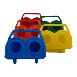 Griper. Paquete de 10 comederos Dobles para Aves, Canarios 75 ml c/u