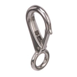 Seachoice Fast Eye Snap, Cast Stainless Steel, Size #3, 3-7/8 in. Long, 15/16 in. ID Eye