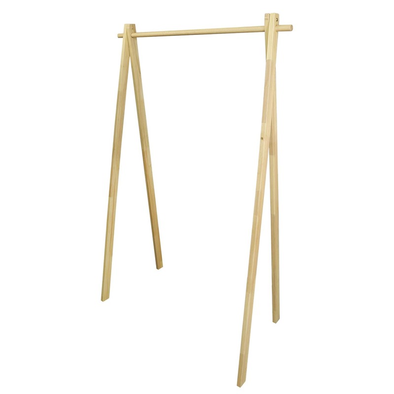 Casual Home Solid Wood No Tool Assembly Collapsible Aesthetic Clothing
