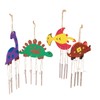 S&S Worldwide Wood Dinosaur Wind Chimes. Incl. 3 Ea of
